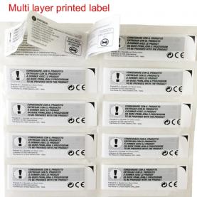 Multi layer printing sticker